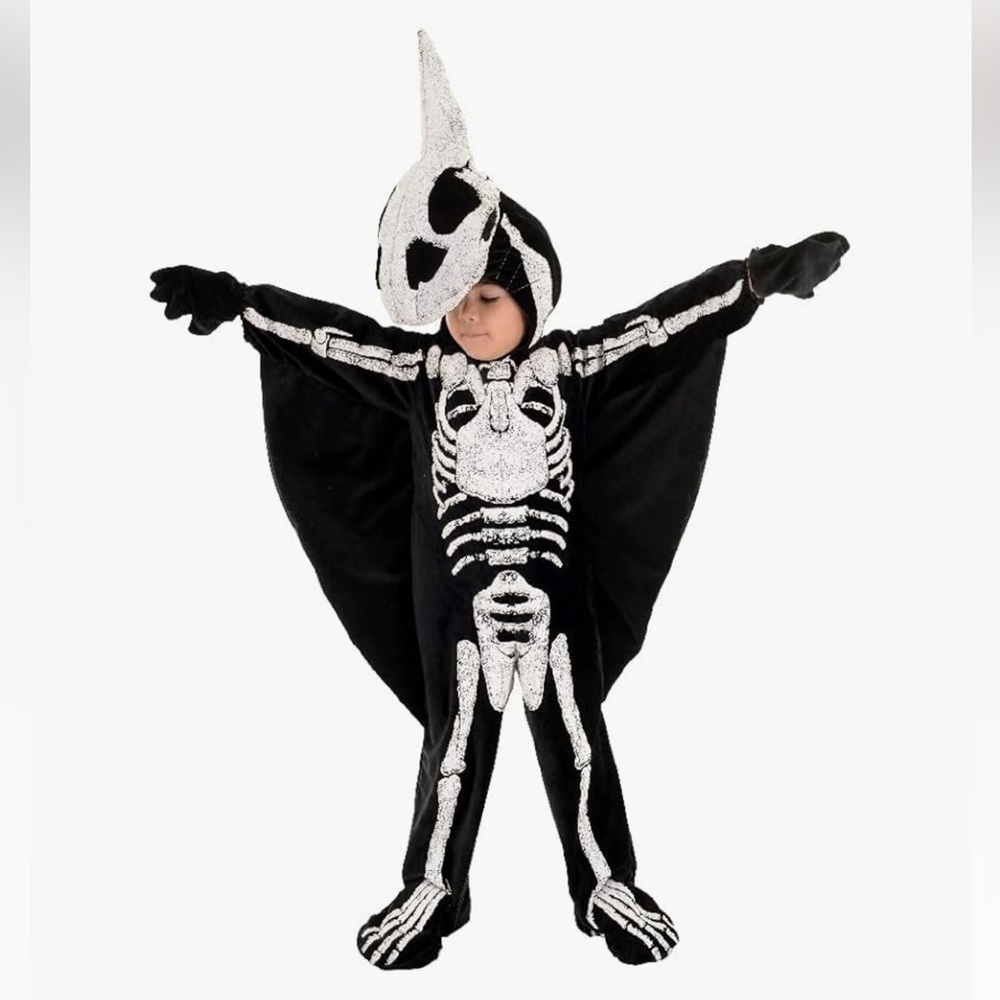 Toddler/Child (2T-4T) Pterodactyl Fossil Skeleton Costume size Large